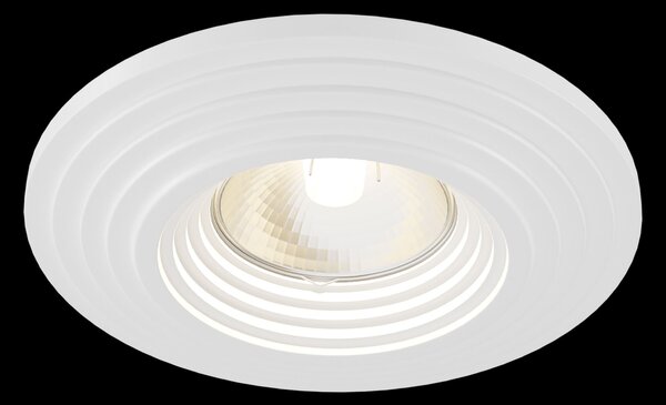 Faretto da incasso Downlight in Gesso Gyps Modern Bianco