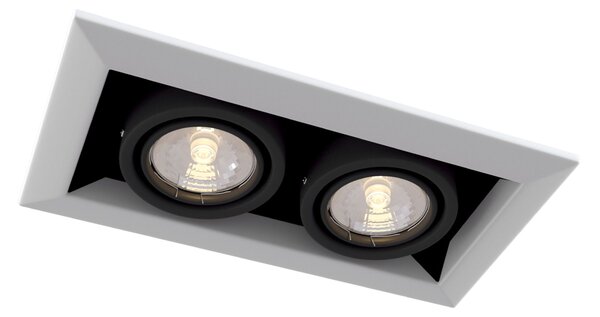 Faretto da incasso Downlight in Metallo Metallo Modern Bianco