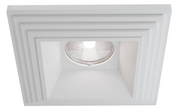 Faretto da incasso Downlight in Gesso Gyps Modern Bianco