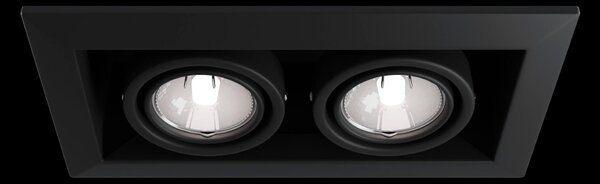 Faretto da incasso Downlight in Metallo Metallo Modern Nero