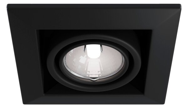 Faretto da incasso Downlight in Metallo Metallo Modern Nero