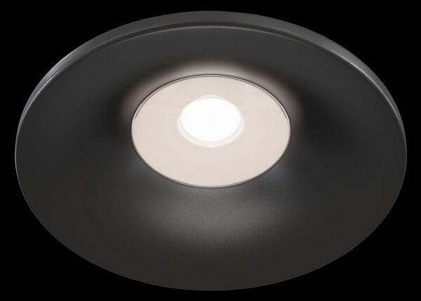 Faretto da incasso Downlight in Alluminio Barret Nero