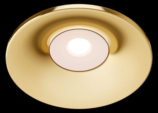 Faretto da incasso Downlight in Alluminio Barret Oro