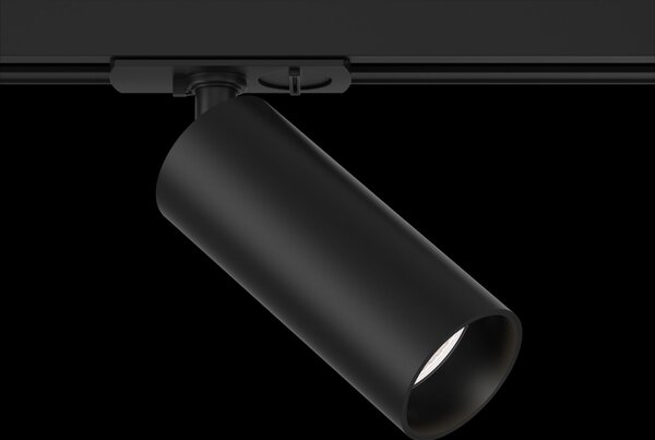 Faretto a LED per Sistema Illuminazione Binario 12W 4000K in Alluminio Focus LED Nero