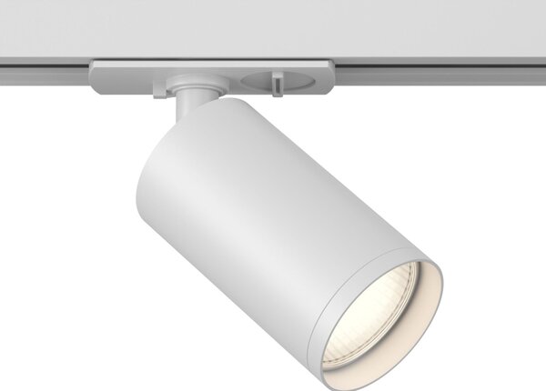 Faretto per Sistema Illuminazione Binario 50W GU10 in Alluminio Bianco