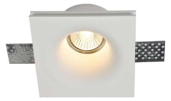 Faretto da incasso Downlight in Gesso Gyps Modern Bianco
