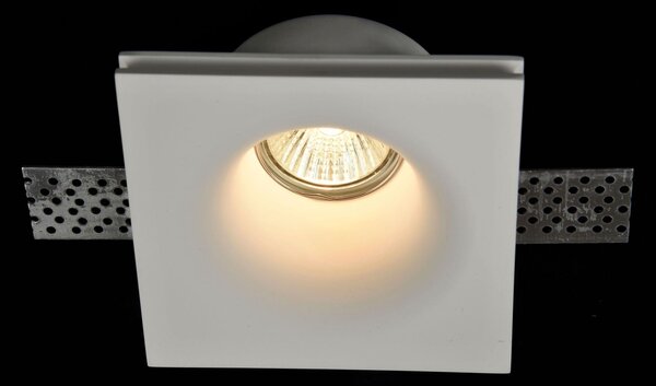 Faretto da incasso Downlight in Gesso Gyps Modern Bianco