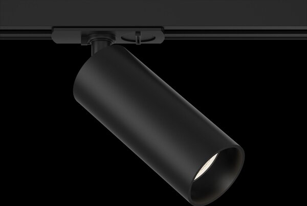 Faretto a LED per Sistema Illuminazione Binario 12W 3000K in Alluminio Focus LED Nero