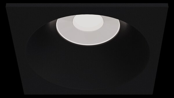 Faretto da incasso Downlight in Alluminio Zoom Nero