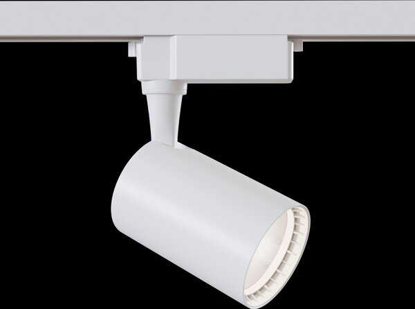Faretto a LED per Sistema Illuminazione Binario 12W 3000K in Alluminio Vuoro Bianco