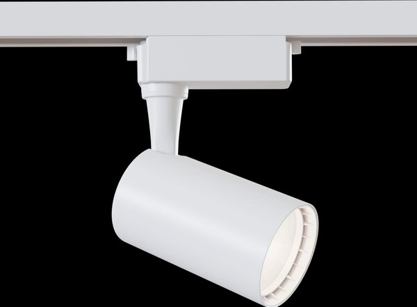 Faretto a LED per Sistema Illuminazione Binario 6W 4000K in Alluminio Vuoro Bianco