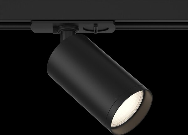 Faretto per Sistema Illuminazione Binario 50W GU10 in Alluminio Nero