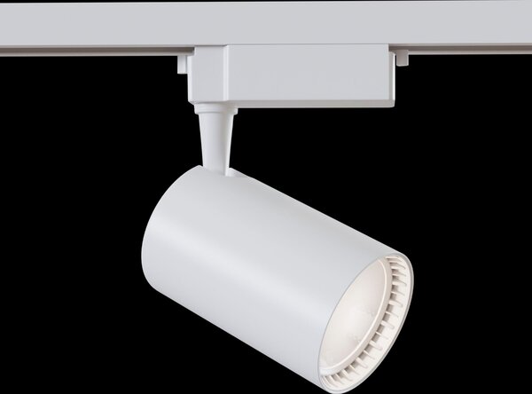 Faretto a LED per Sistema Illuminazione Binario 17W 3000K in Alluminio Vuoro Bianco