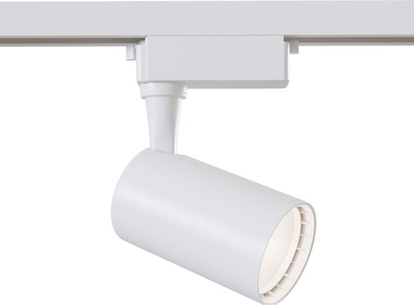 Faretto a LED per Sistema Illuminazione Binario 6W 4000K in Alluminio Vuoro Bianco