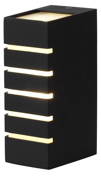 Lampada Plafoniera da Parete 28W in Alluminio Bauer Nera