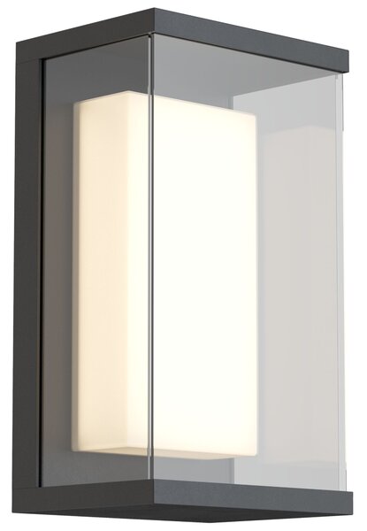 Lampada da parete Outdoor in Alluminio Baker Street Nero