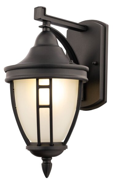 Lampada da parete Outdoor in Alluminio Rivoli Nero