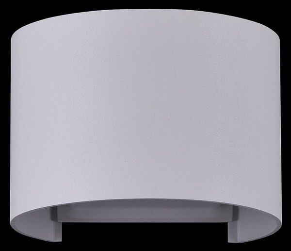 Lampada da parete Outdoor in Metallo Fulton Bianco
