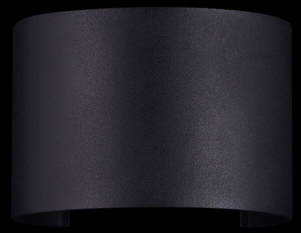 Lampada da parete Outdoor in Metallo Fulton Nero