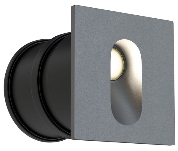 Faretto da incasso Outdoor in Alluminio Via Urbana Grigio