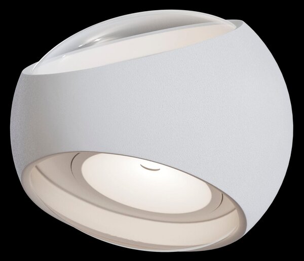 Lampada da parete Outdoor in Alluminio Stream Bianco