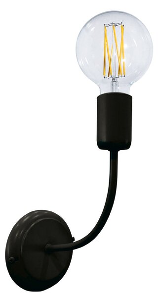 Applique 1xE27 Montatura Verniciata Nero E-Energy Daniela