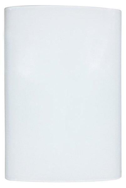 Applique 1xE27 Montatura Bianca Vetro Lastra Bianco E-Energy Altea