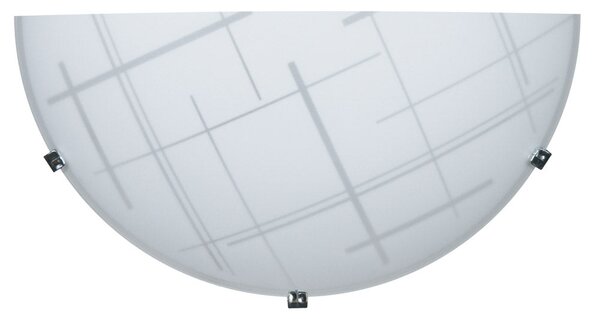 Applique 1xE27 Ganci Cromo Vetro Lastra Scottish E-Energy Pamela