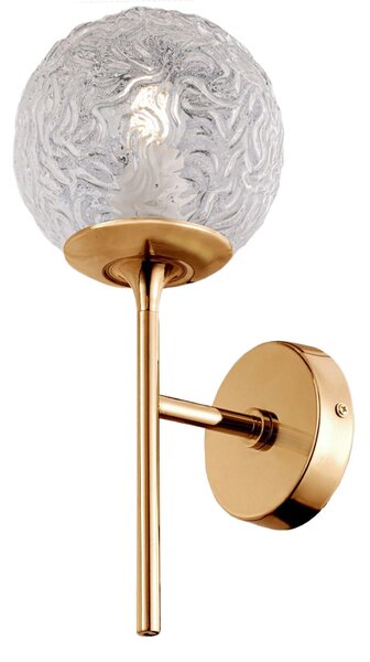 Lampada da parete Modern in Metallo Ligero Ottone