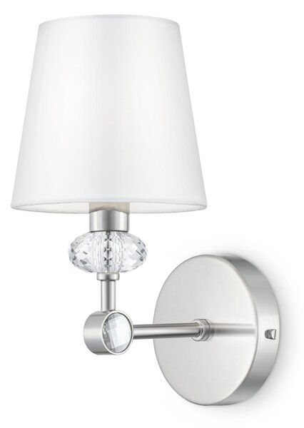 Lampada da parete Neoclassic in Metallo Riverside Cromo