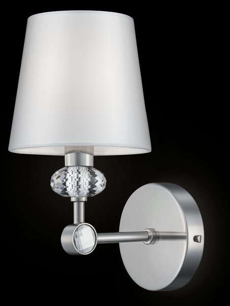 Lampada da parete Neoclassic in Metallo Riverside Cromo