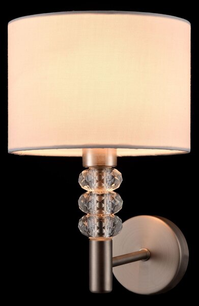 Lampada da parete Modern in Metallo Lincoln Nickel