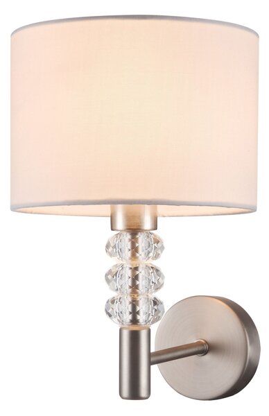 Lampada da parete Modern in Metallo Lincoln Nickel