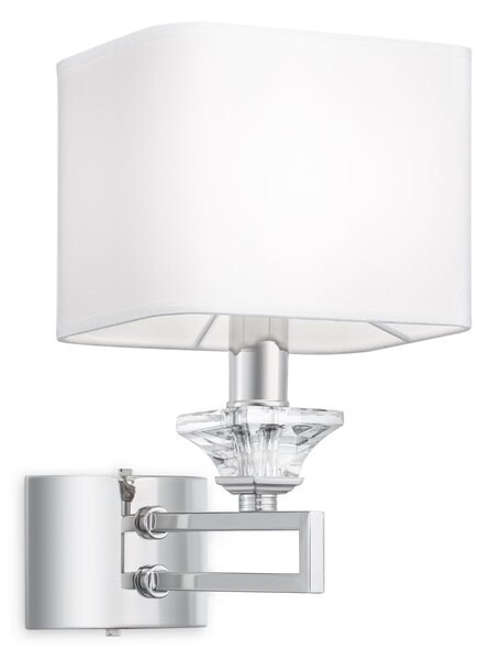 Lampada da parete Neoclassic in Metallo Ontario Cromo