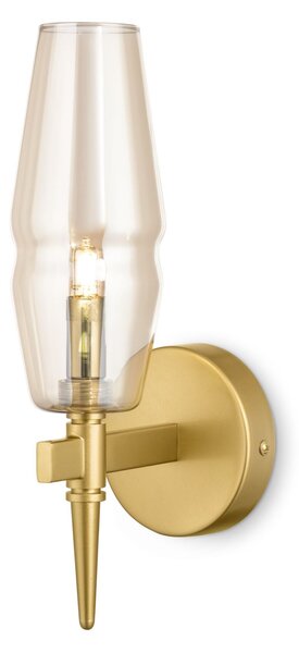 Lampada da parete House in Metallo Lita Opaco Oro