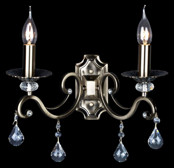 Lampada da parete Royal Classic in Metallo Grace Ottone