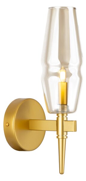 Lampada da parete House in Metallo Lita Opaco Oro