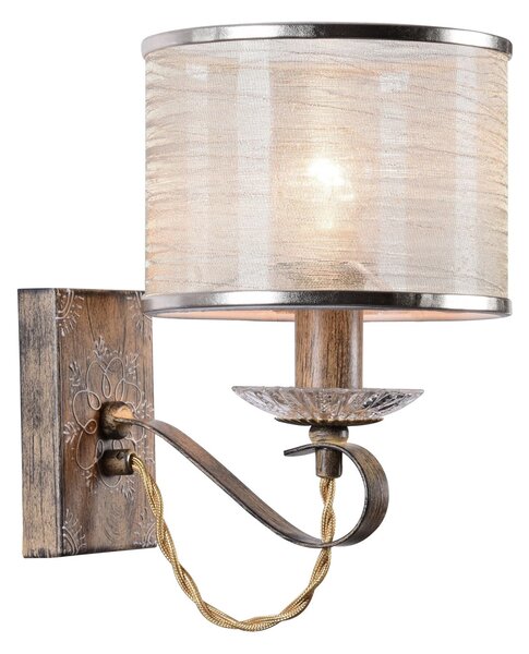 Lampada da parete House in Metallo e Poliresina Cable Marrone