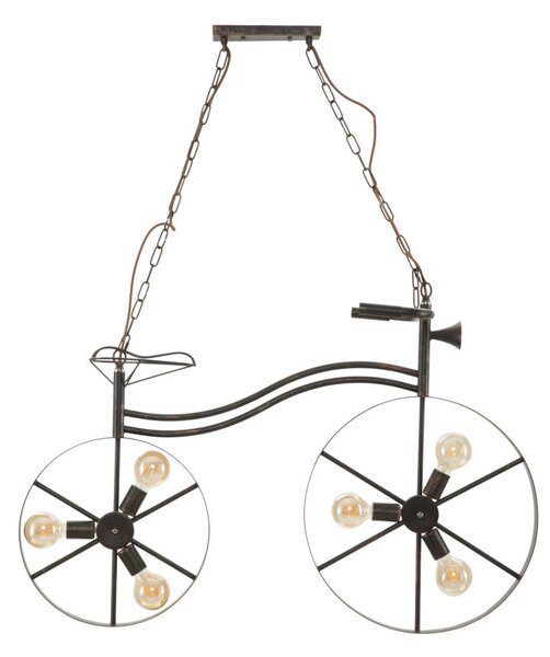 Lampadario Bicicletta 110x49x69 cm in Ferro