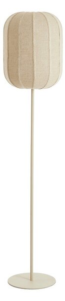 Lampada da terra color crema con paralume in tessuto (altezza totale 165 cm) Solune – Light & Living
