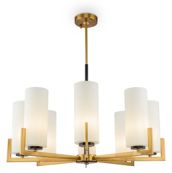 Lampadario Modern in Metallo Fortano Ottone