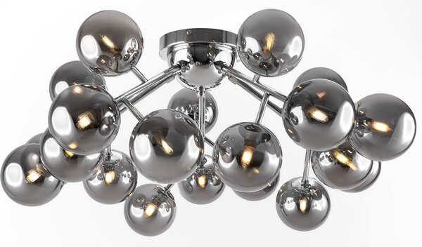 Plafoniera Modern in Metallo Dallas Cromo