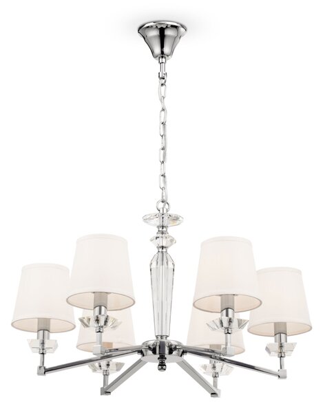 Lampadario Neoclassic in Metallo Beira Nickel