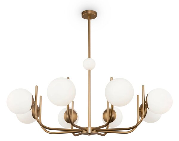 Lampada pendente Modern in Metallo Rendez-vous Ottone