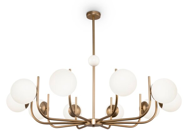 Lampada pendente Modern in Metallo Rendez-vous Ottone