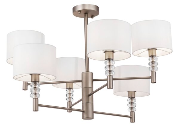 Lampadario Modern in Metallo Lincoln Nickel