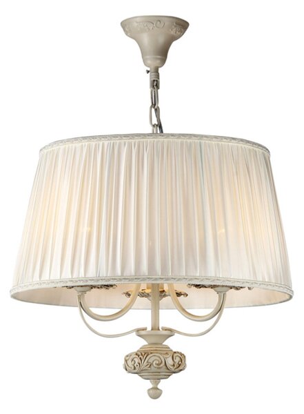 Lampada pendente Elegant in Metallo Olivia Avorio