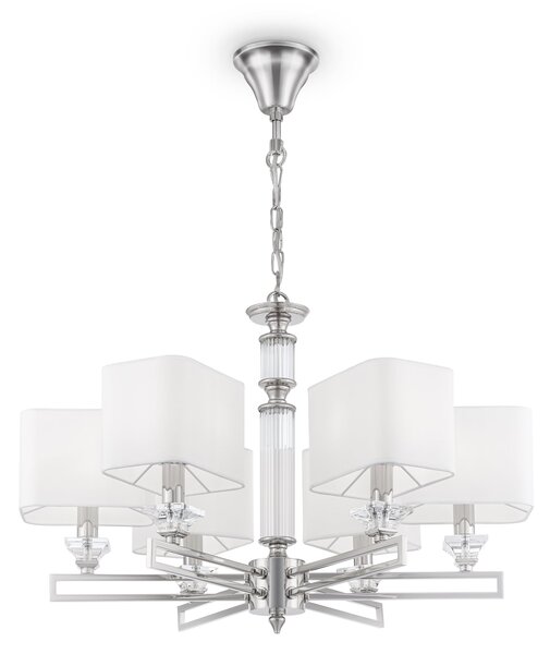 Lampadario Neoclassic in Metallo Ontario Cromo