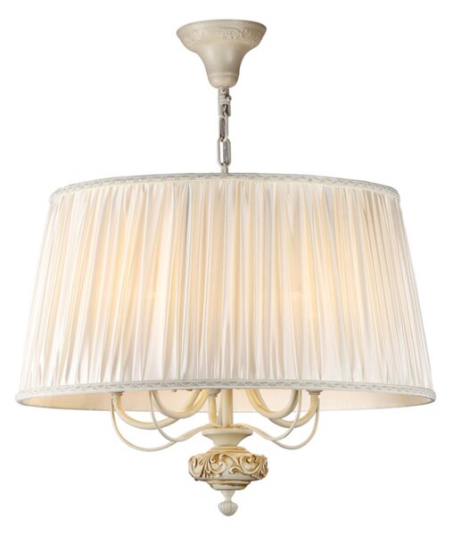 Lampada pendente Elegant in Metallo Olivia Avorio