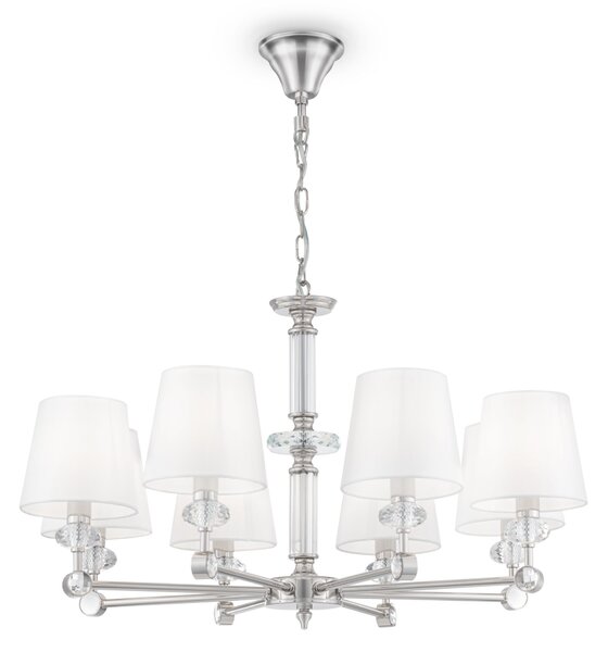Lampadario Neoclassic in Metallo Riverside Cromo